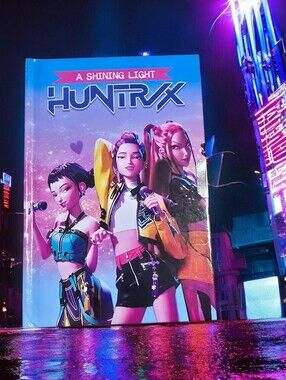 A Shining Light HUNTR/X Hardcover Diaries  Book - With Keys  Vibrant K Pop Cover